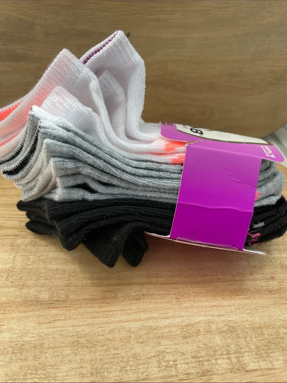 SALE! 50% Off NWT Elev8 Performance Girls No-Show Socks - 9 Pack Shoe Size 7-10